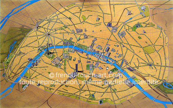 plan intramuros paris